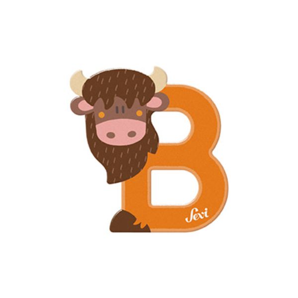 Sevi Letter B Bison