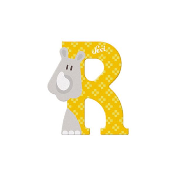 Sevi Letter R Rhinoceros