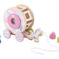 Sevi Wooden Pull Along Enchanted Carriage - 24cm