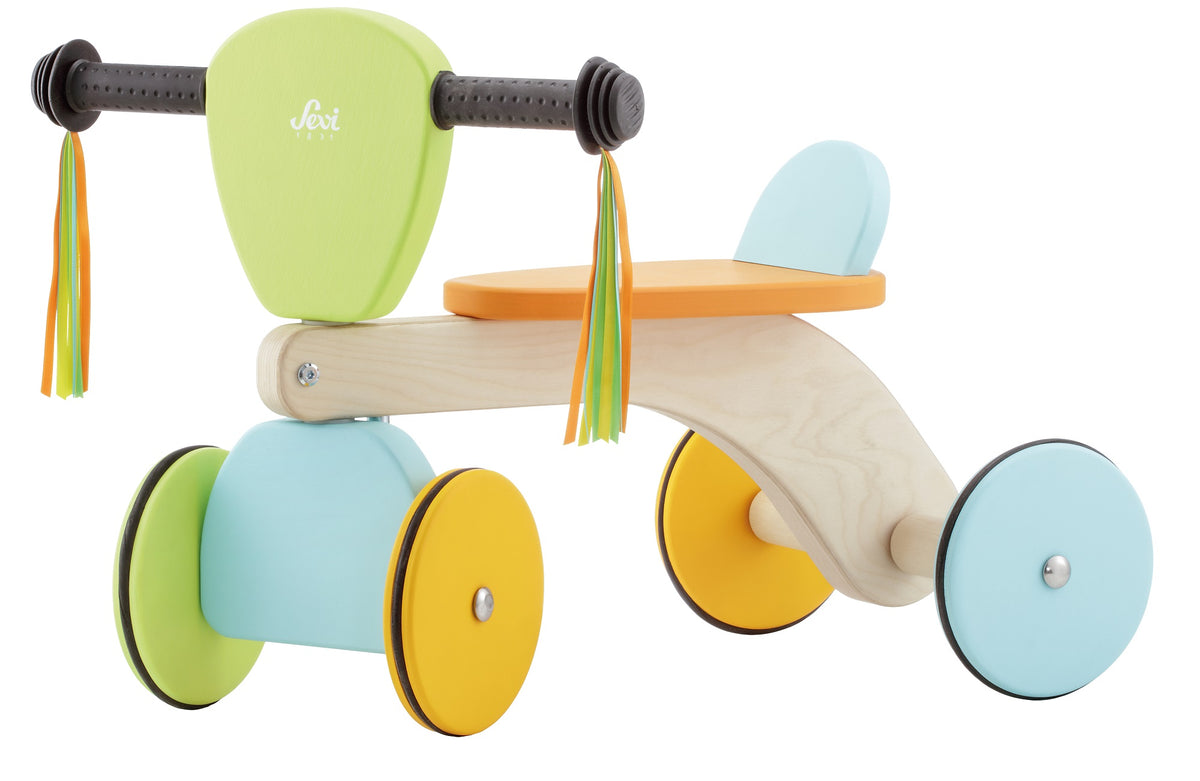 Sevi Wooden Pastel Baby Buggy Ride On - 52cm