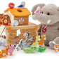 Sevi Wooden Sorting Noah's Ark Set - 24 pieces