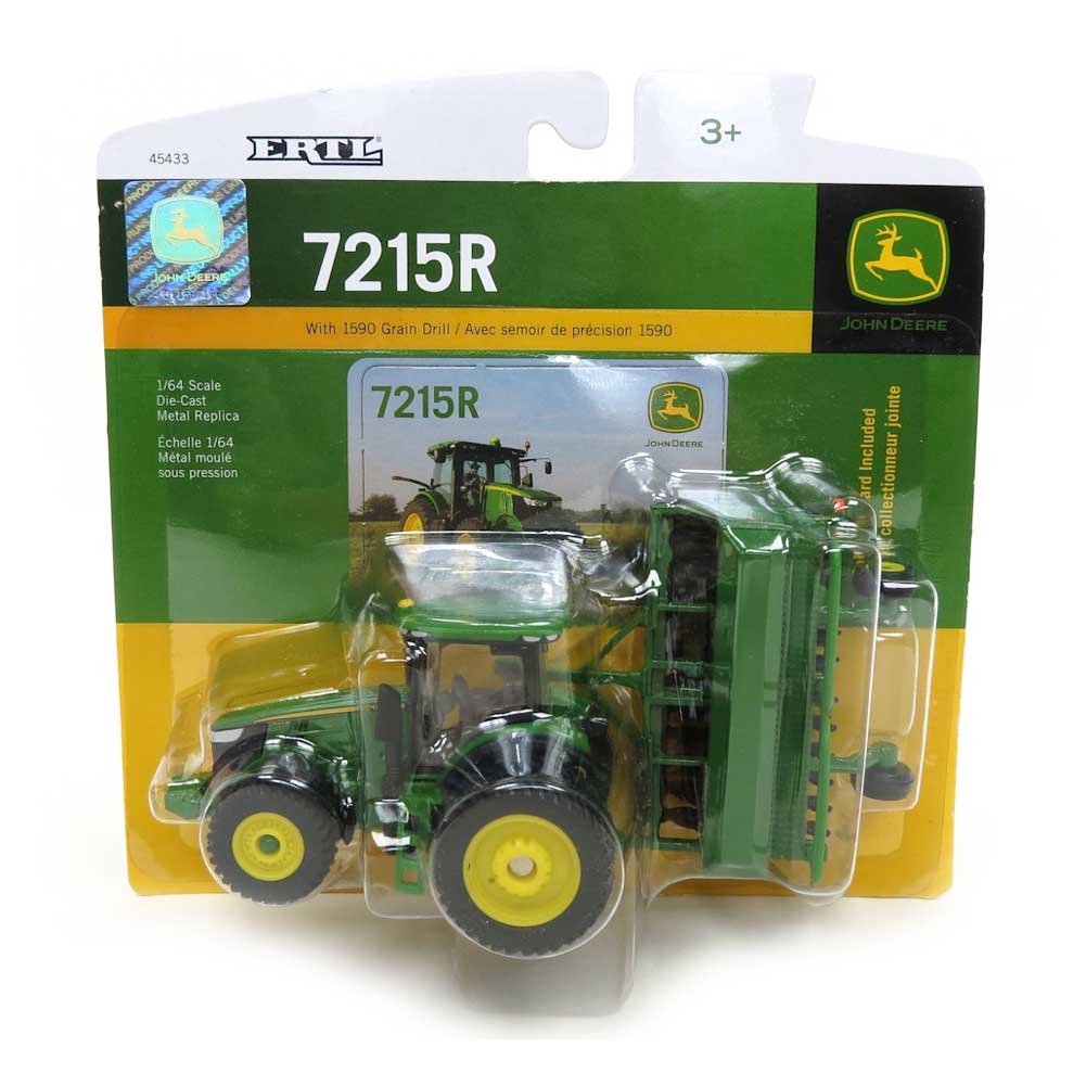 1/64 John Deere 7215R With Grain Drill