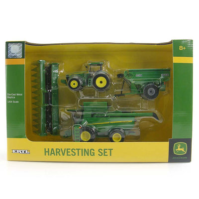 1/64 John Deere 3 Piece Harvesting Set