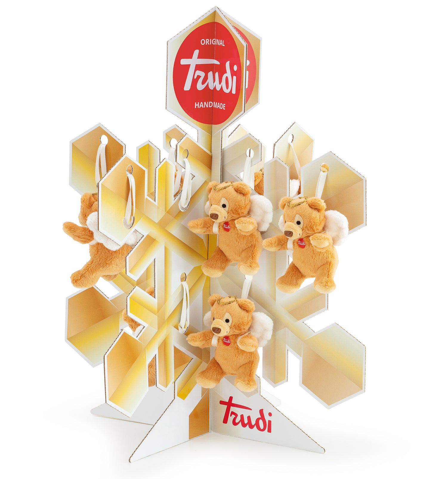 Trudi Christmas Little Bear Angel Charm Tree Decoration / Charm - 9cm