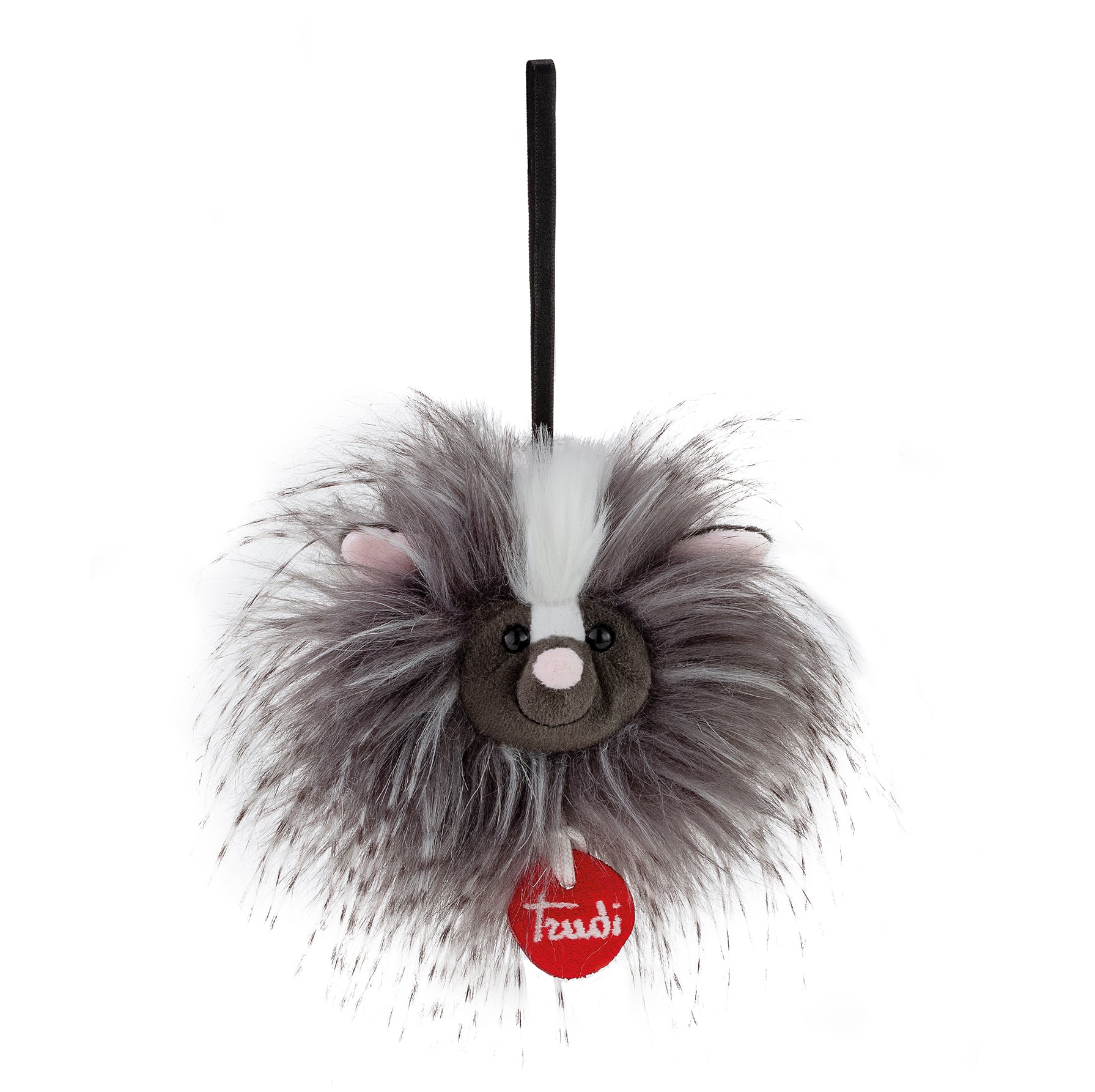 Trudi Pompom Bag Charm / Keyring Skunk - 9cm