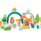 Sevi Wooden Construction Set “Life in the Woods” - 47 pieces