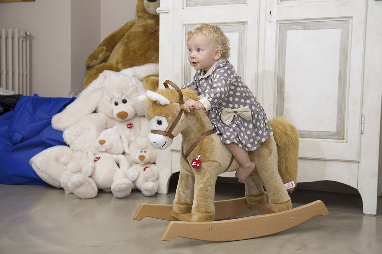 Rocking Horse Brown Ride on - JUMBO