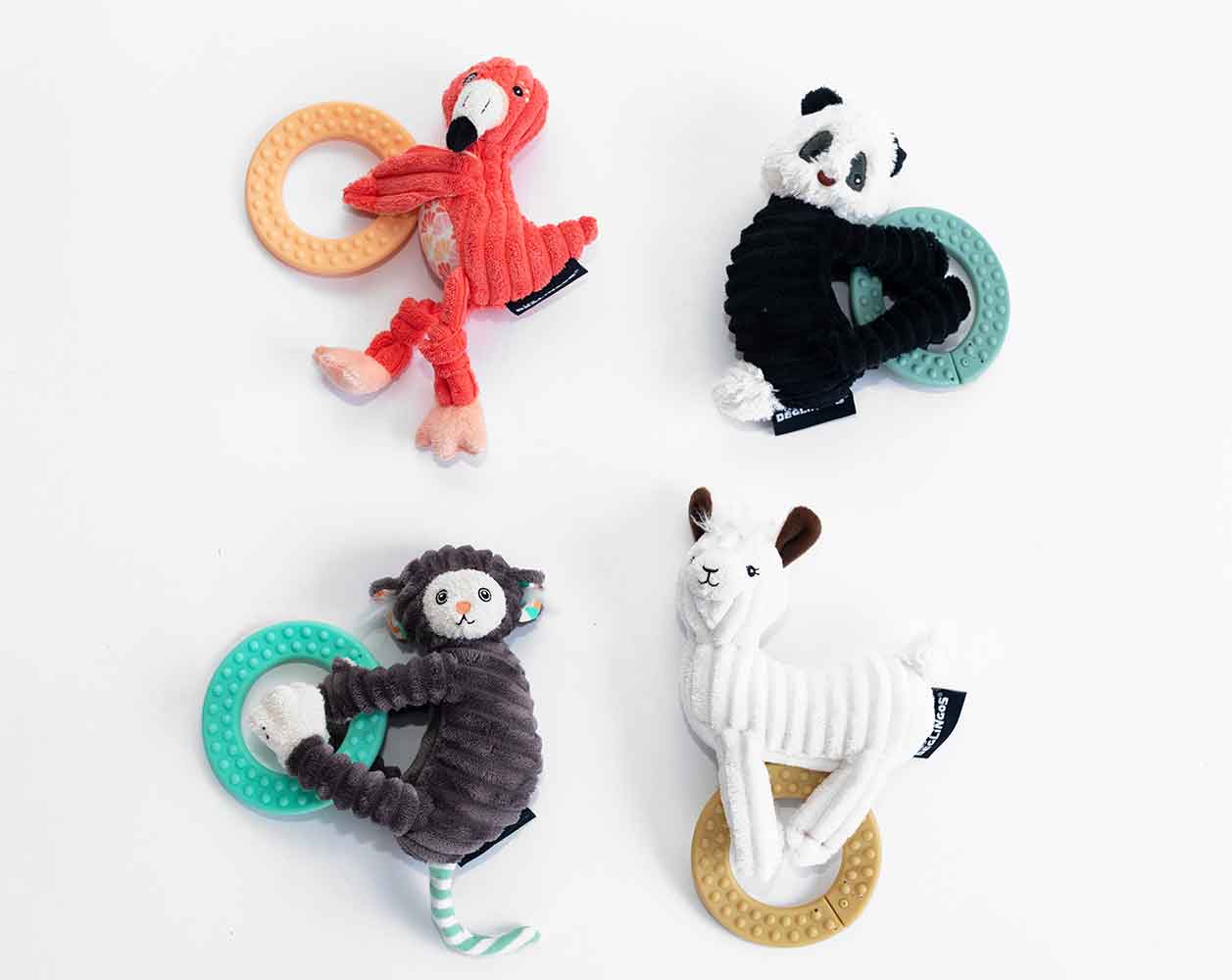 Teething Ring Plush Muchachos the Llama