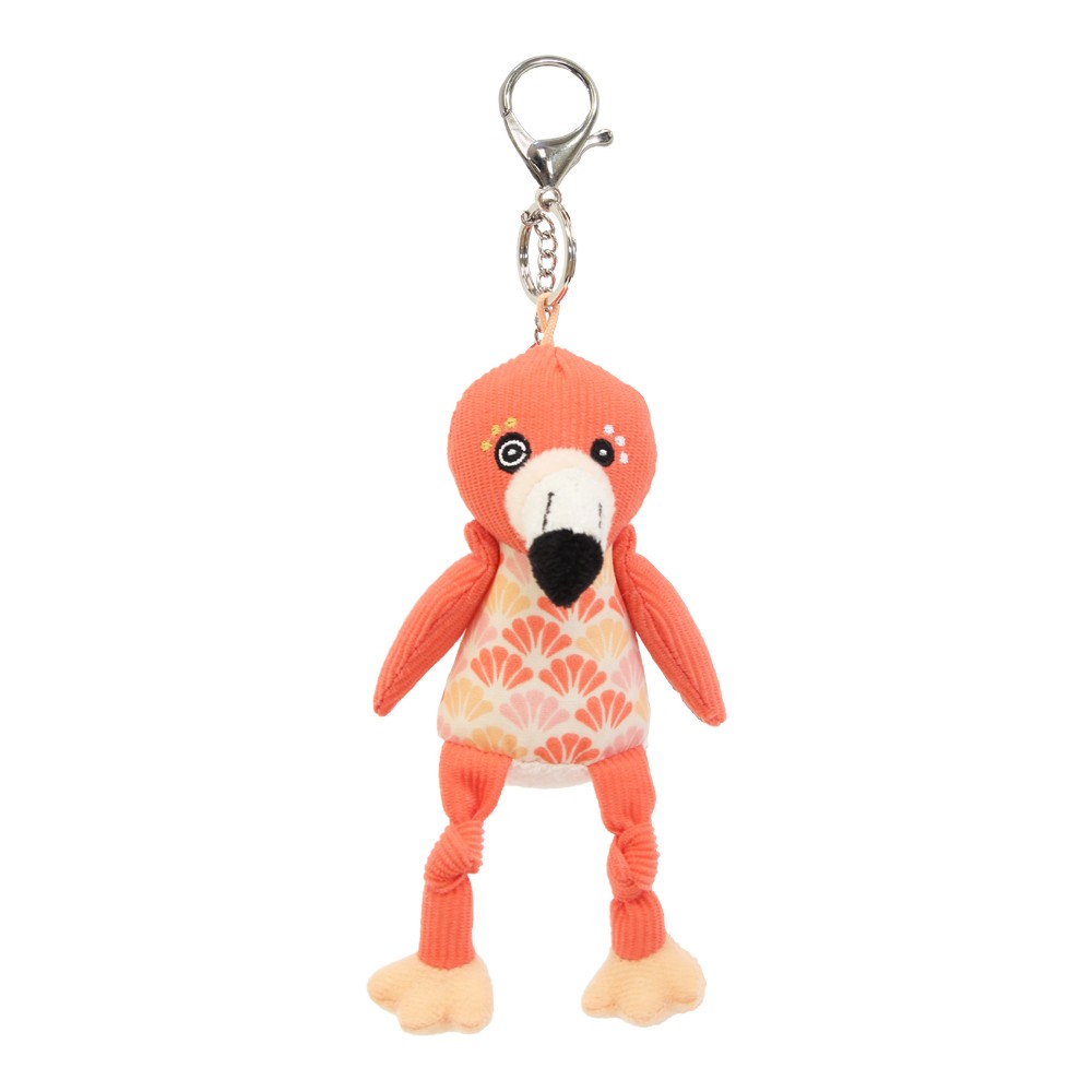 Keyring / Bag Charm Flamingos the Flamingo