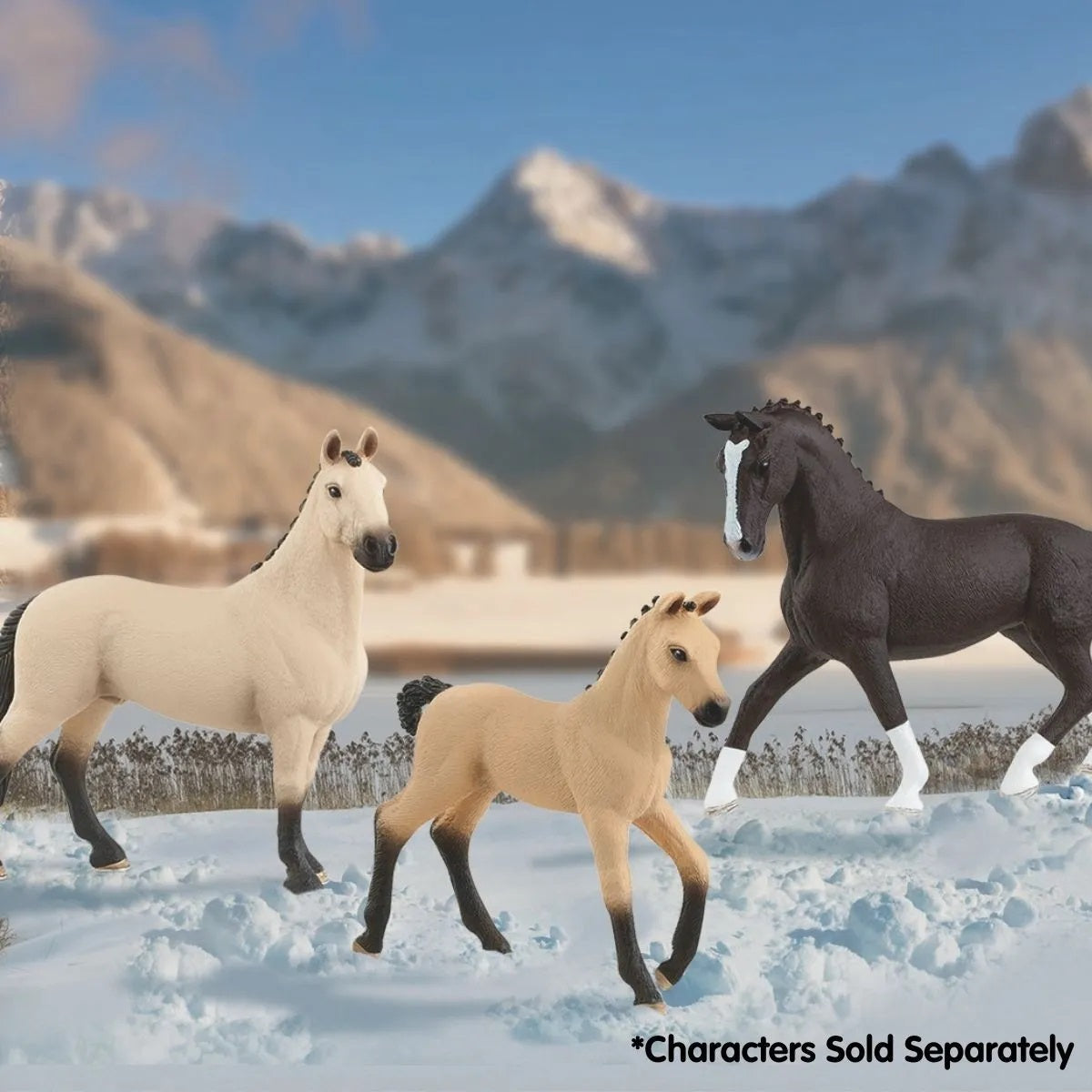 Hannoverian Mare, Black - 11cm