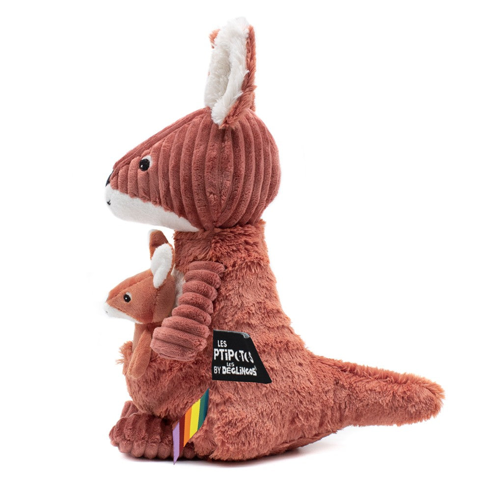 The Kangaroo Mom & Baby - Le Kangourou 33cm (Asst. Colours Available)